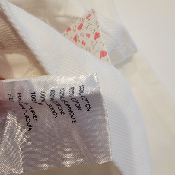 Free People Maggie Mid Rise Straight Leg Jeans Size 32 NWT! White Button Fly - Picture 9 of 15